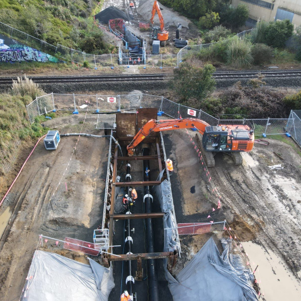 pipe under KiwiRail